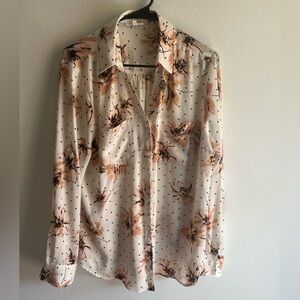 Maurices Floral Button Down